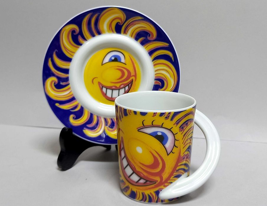 Kolekcjonerska filiżanka, Rosenthal Cupola, Kenny Scharf (1799 z 3000)