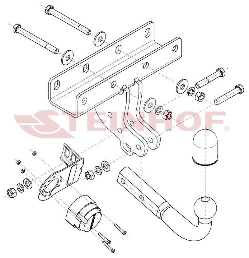 HAK Holowniczy + Moduł  7pin do Jeep Wrangler IV JL od 2017