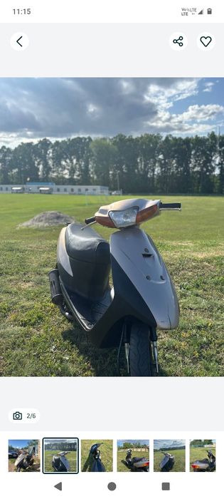 Продам скутер Сузуки летс в горошком состоянии