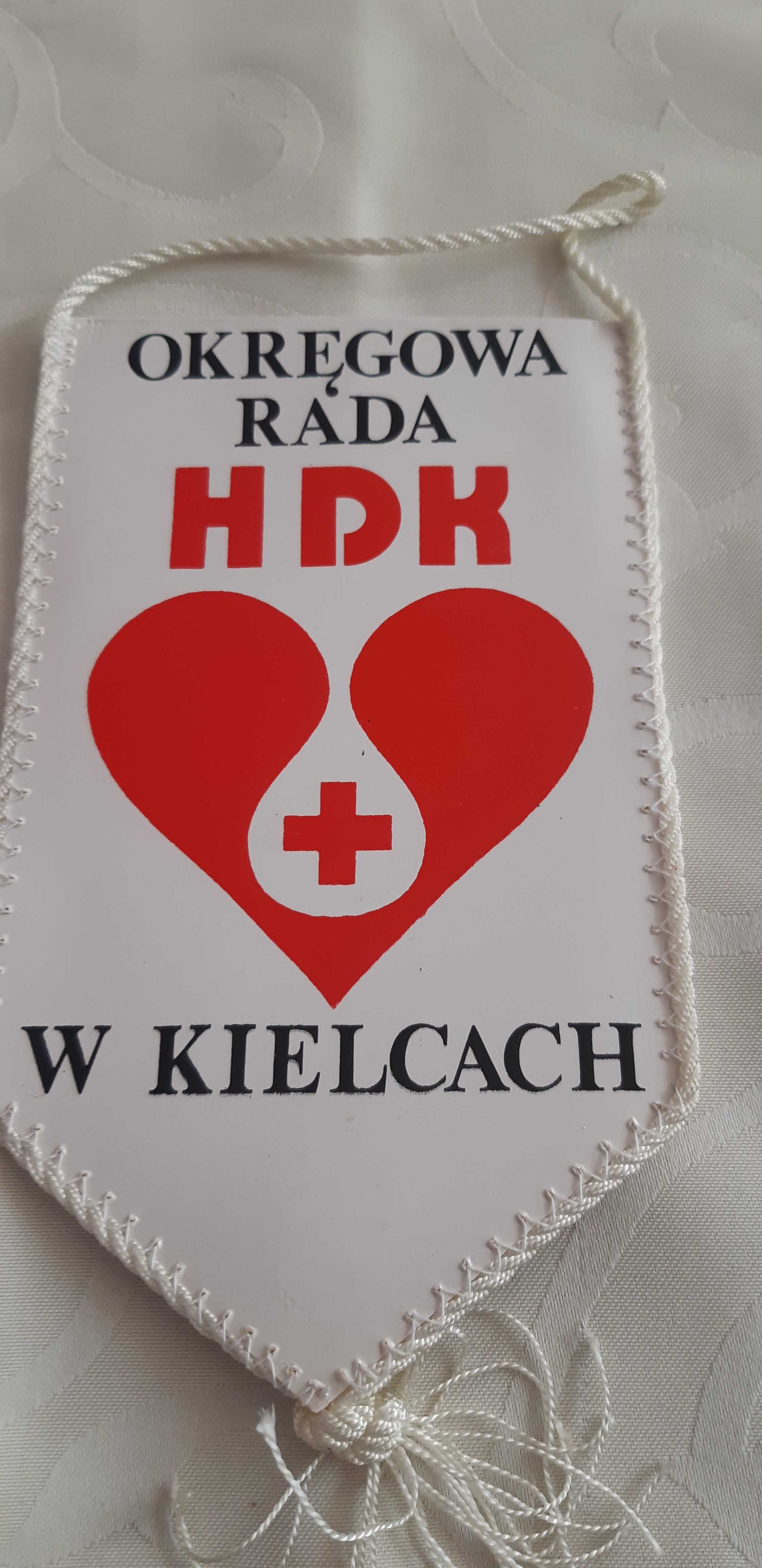 proporczyk Honorowy Dawca Krwi PCK Kielce