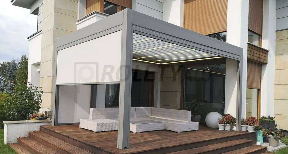 Pergola Tarasowa Ogrodowa Wiata Altana Zadaszenie Tarasu PERGOLE