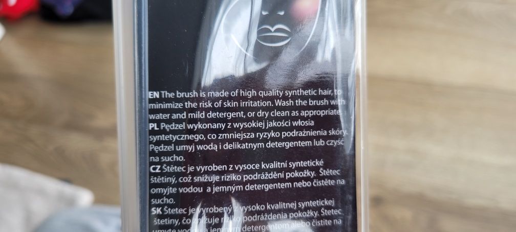 Pędzel do różu bronzera rozświetlacza Hebe Professional F02 jak nowy