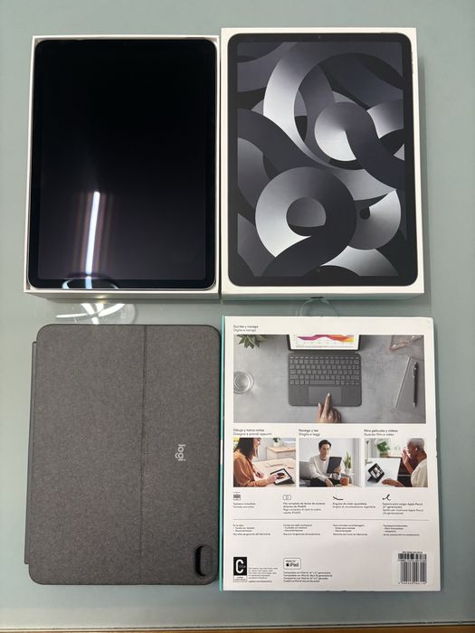 iPad Air 5ª Geração + Teclado Logitech Combo Touch
