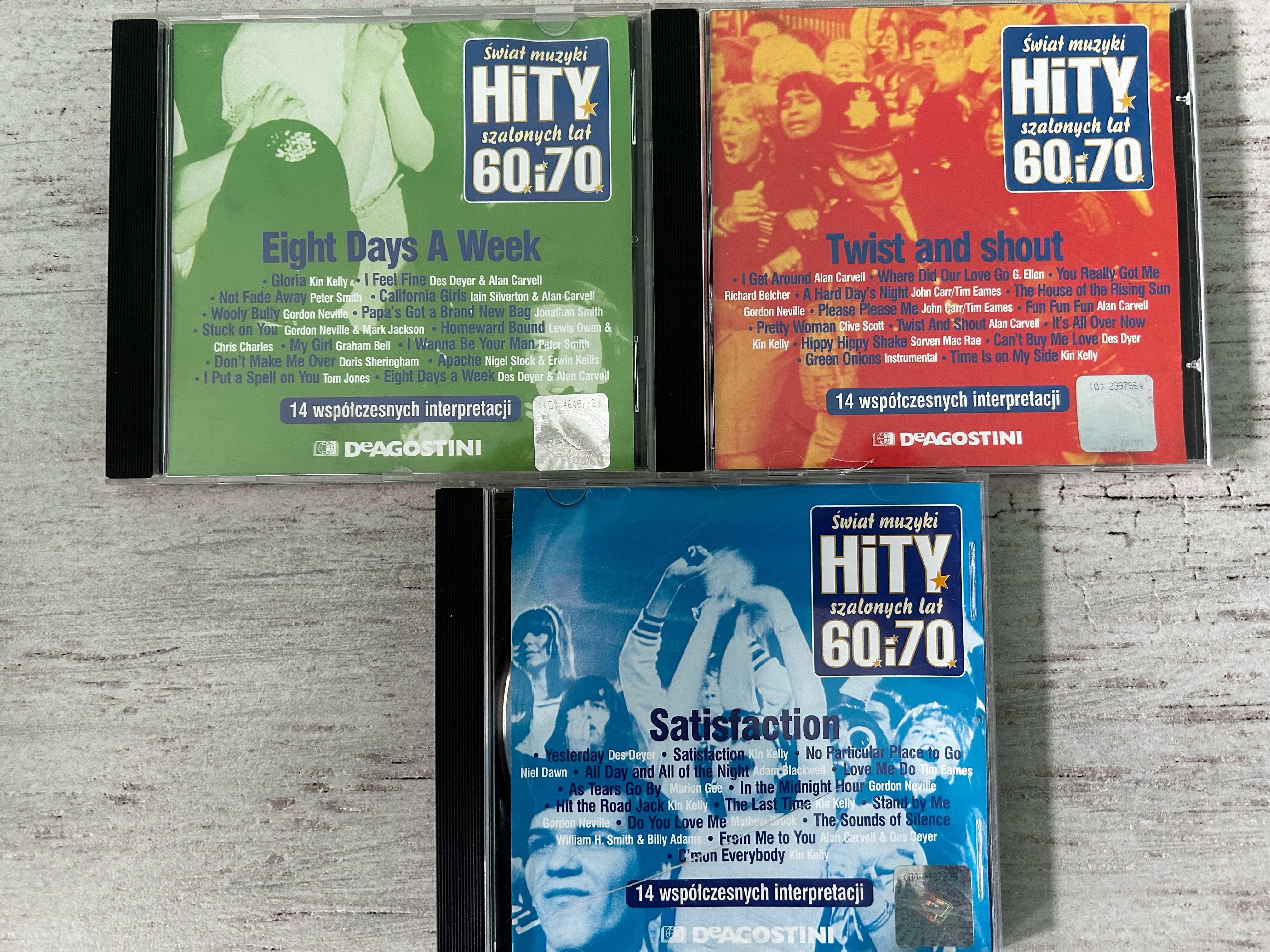 Hity Szalonych lat 60 i 70 3 Płyty CD