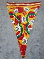 Стильный большой плюшевый плед мешок "Пицца" одеяло хвост