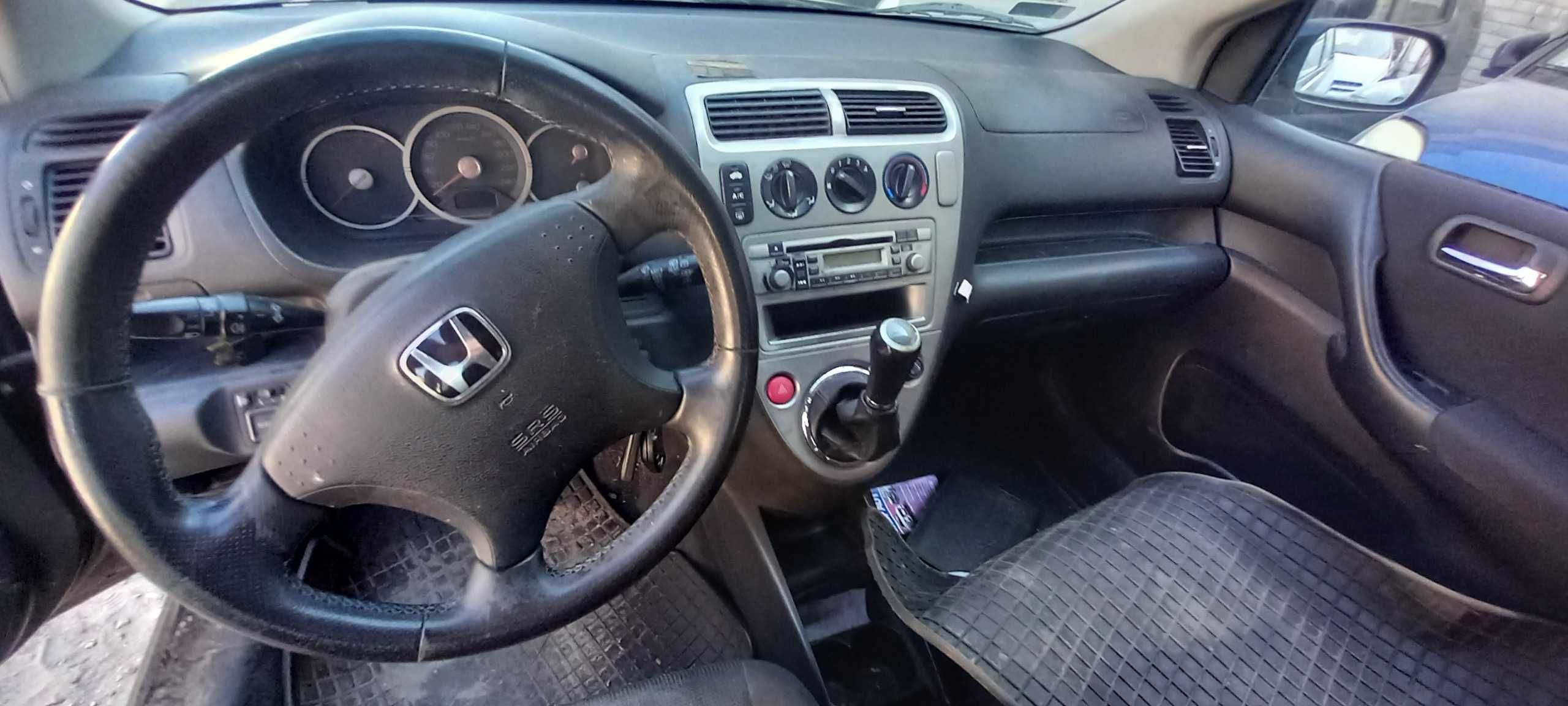 2003 Honda Civic VII 1.4 90KM D14Z6 kolor B92P Silnik skrzynia części