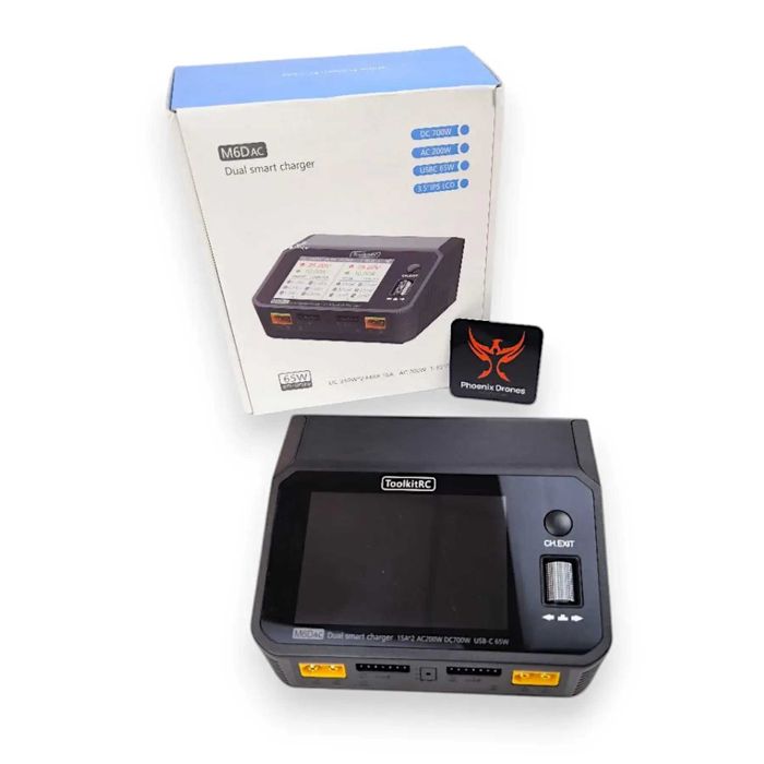Зарядное устройство ToolkitRC M6DAC Dual 350W 15A 1-6S