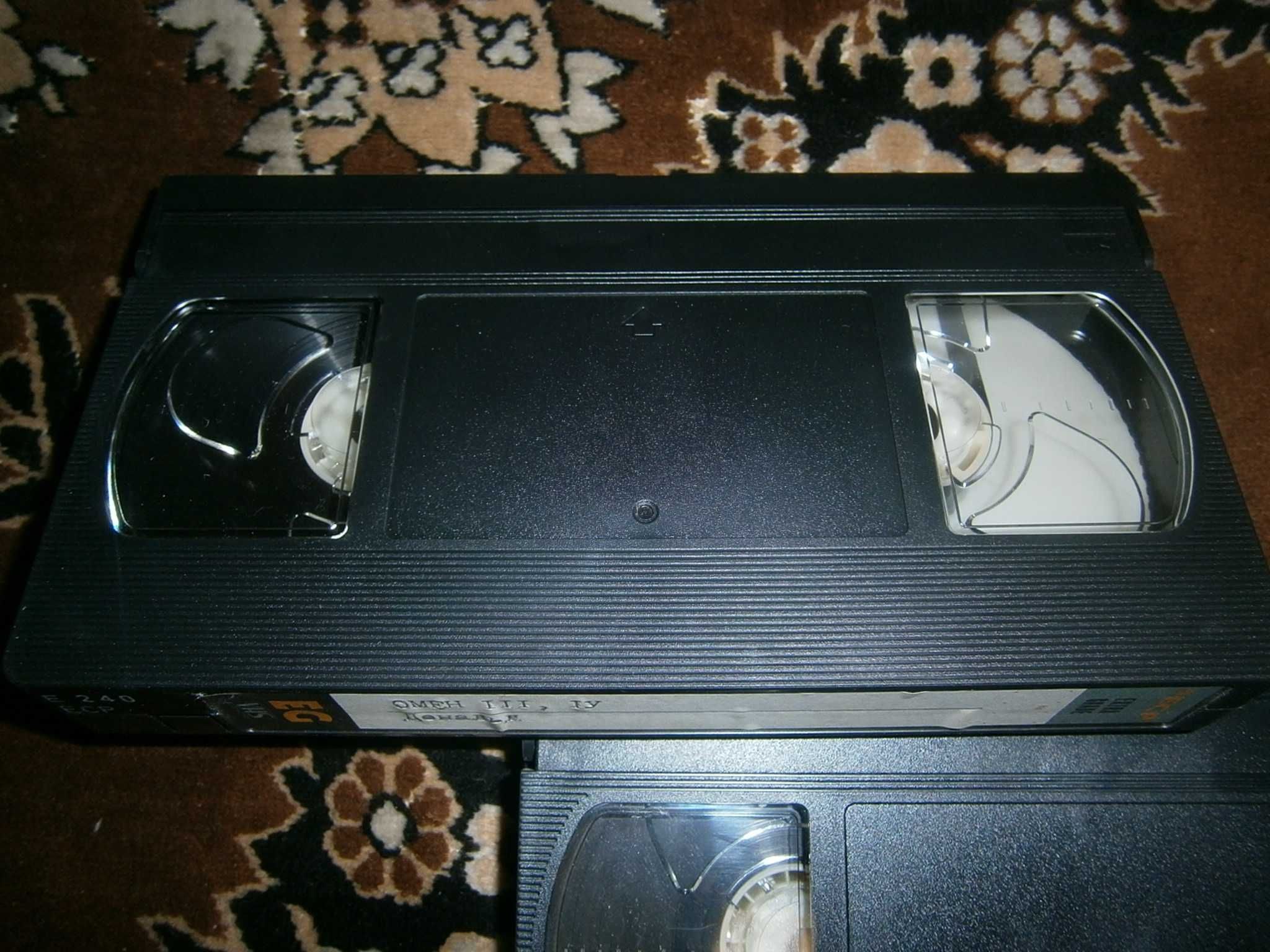 Весь "ОМЕН" 1,2,3,4 (ориг.) на 2-х кас. VHS E 240 + доп. мульт. Диснея