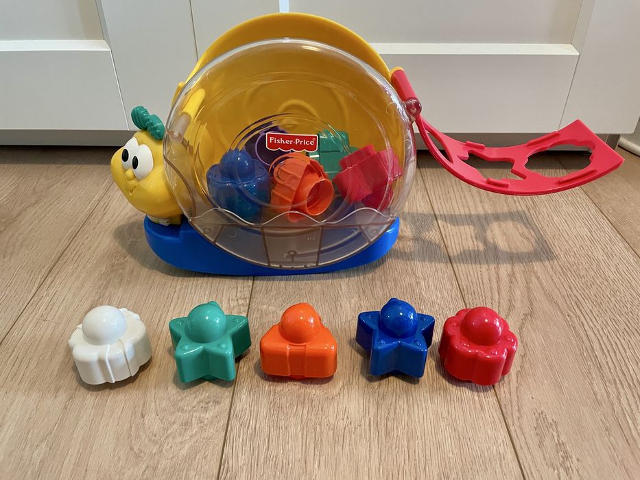 Conjunto Fisher-Price: Caracol + Caixa de Formas Geométricas