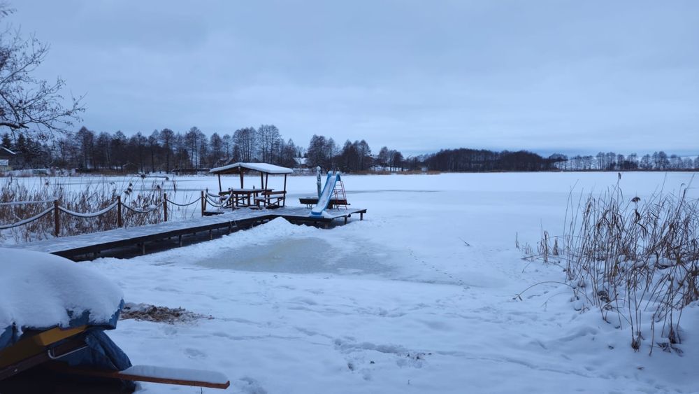 Wynajme domek Boże Narodzenie Mazury jezioro balia
