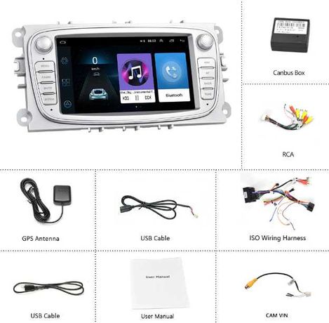 Radio nawigacja Ford Mondeo MK4 Focus Smax Android BT WiFI