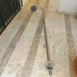Chuveiro da piscina inox