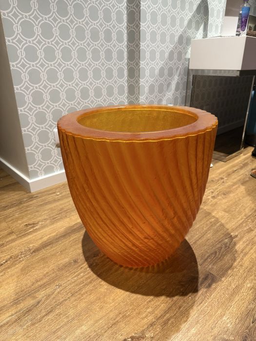 Vaso Noo Numero cor de laranja