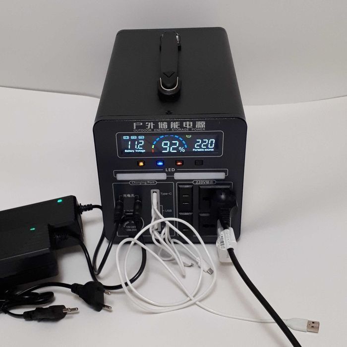 Зарядна станція 600W/480Wh
Зарядна станція 600W/480Wh