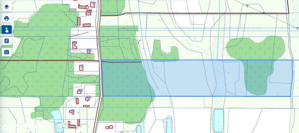 Na sprzedaż piękna działka leśno-rolna – 34900 m²