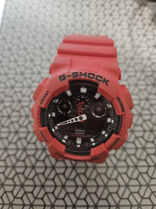 Relógio Casio G-Shock Vermelho — Original, Como Novo, Envio Imediato