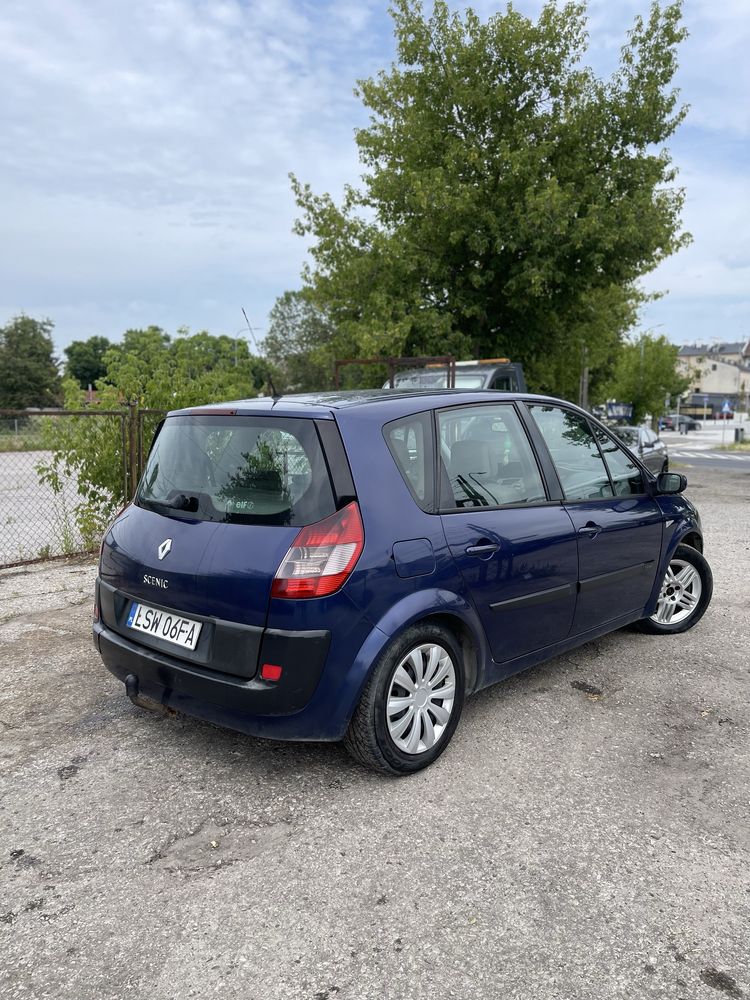 Renault Megane Scenic 1.9D**Zamiana**Gwarancja**Klima**Hak**Alufelgi**
