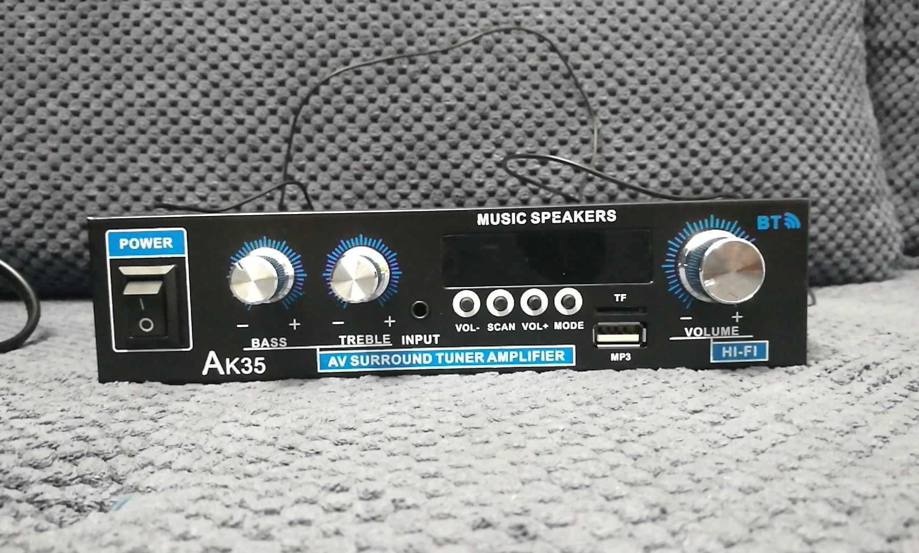 Amplituner wzmacniacz dźwięku AK35