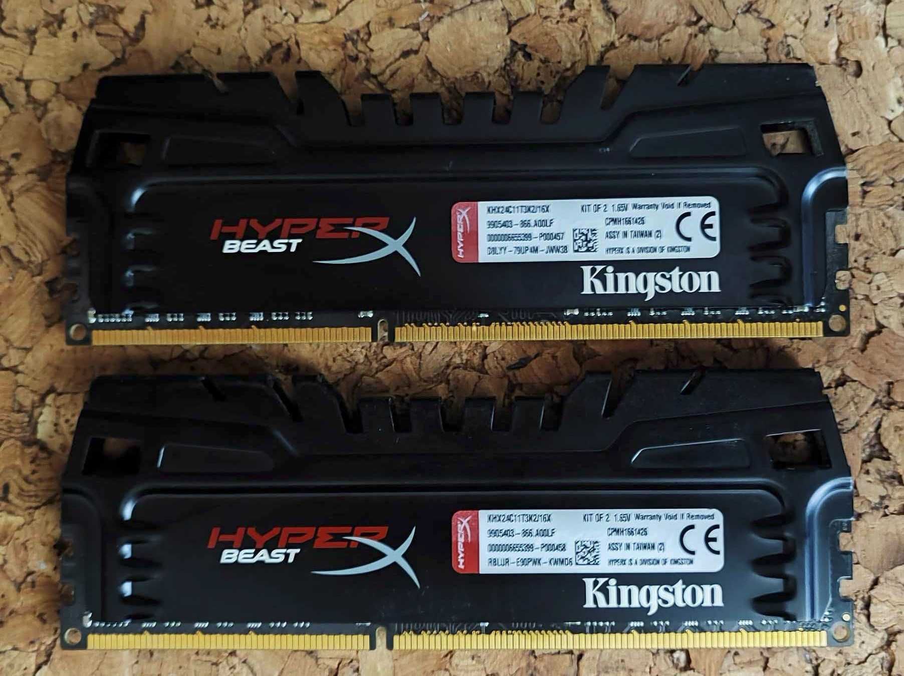 Pamięć KIngston Hyper X 2x 8gb