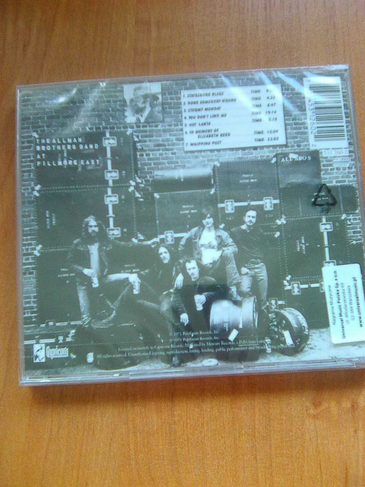 The Allman Brothers: Live At Fillmore East