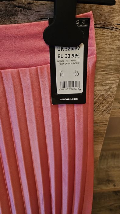 Спідниця New look рожевого кольору плісе