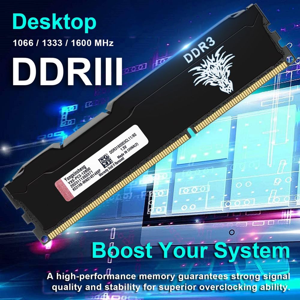 Комплект пам'яті Yongxinsheng DDR3 32gb (8gb x 4)