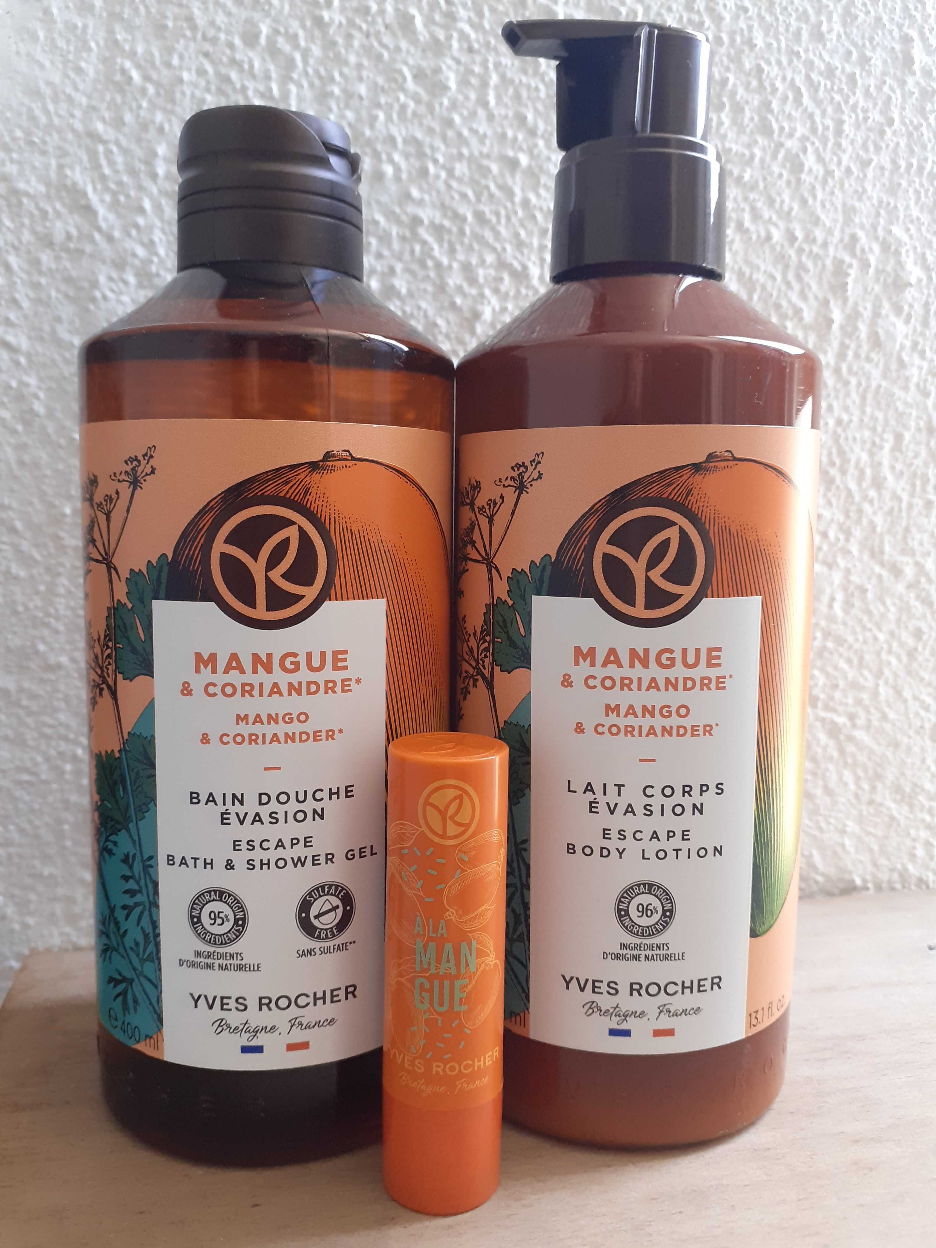 Conjunto manga yves rocher