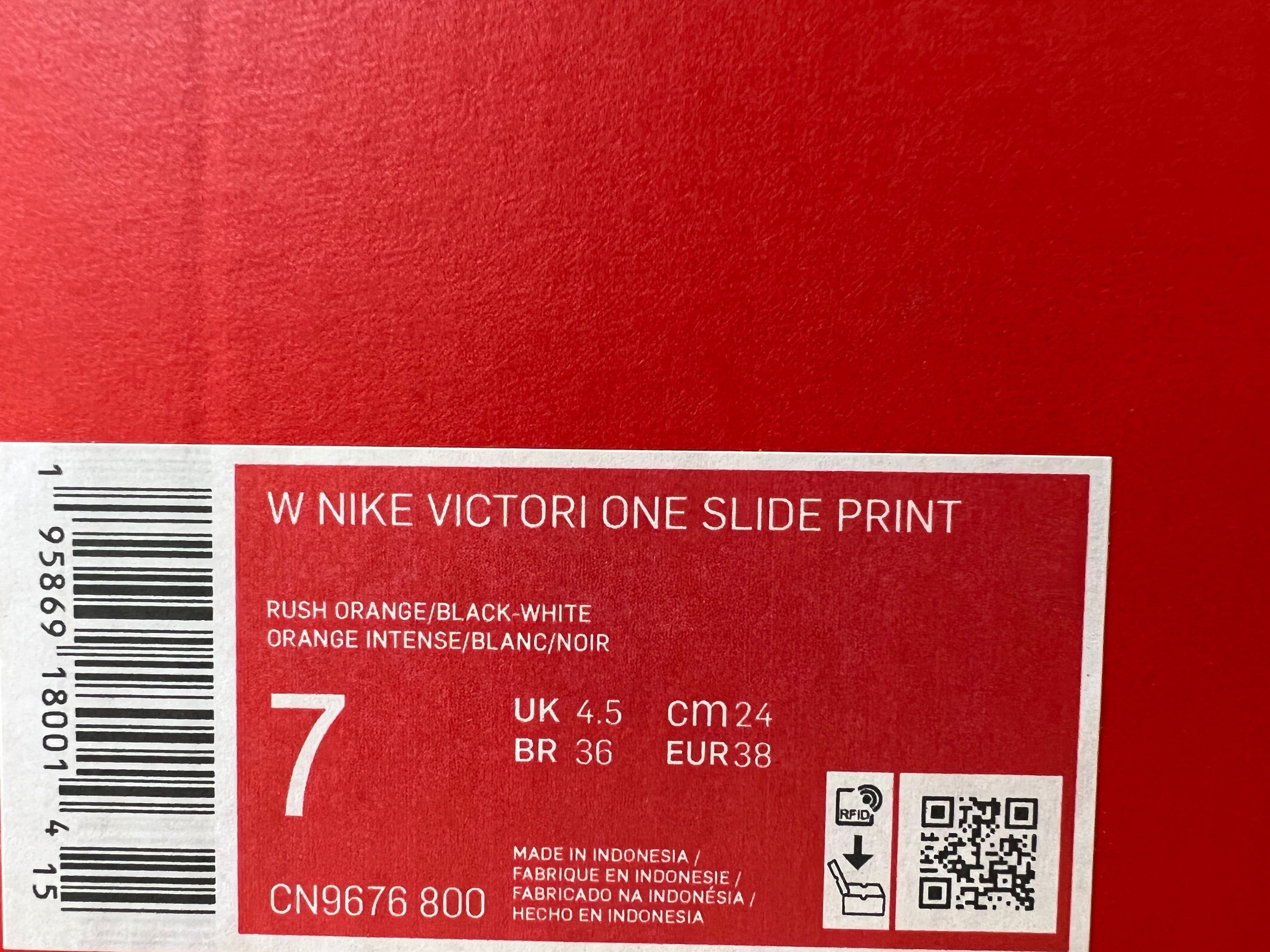 Тапочки Nike Victori One Slide Print ОРИГИНАЛ CN9676-800 шлепанцы