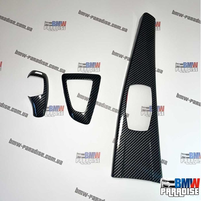 Набор для центральной консоли КАРБОН на ручку АКПП F30 F34 F33 F36