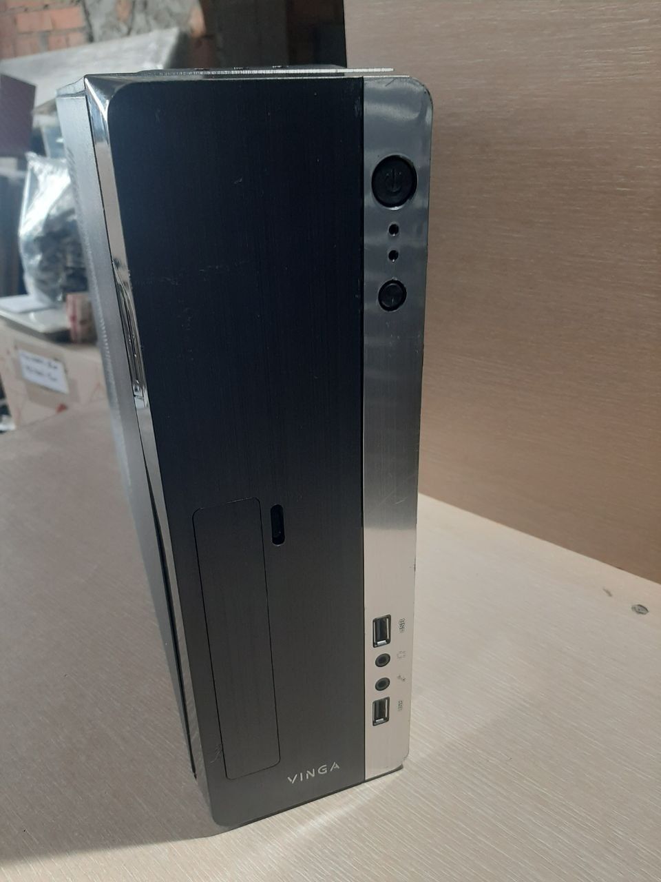 Комп'ютерний корпус Vinga CS309B, desktop, slim, +БЖ Vinga sfx 400w