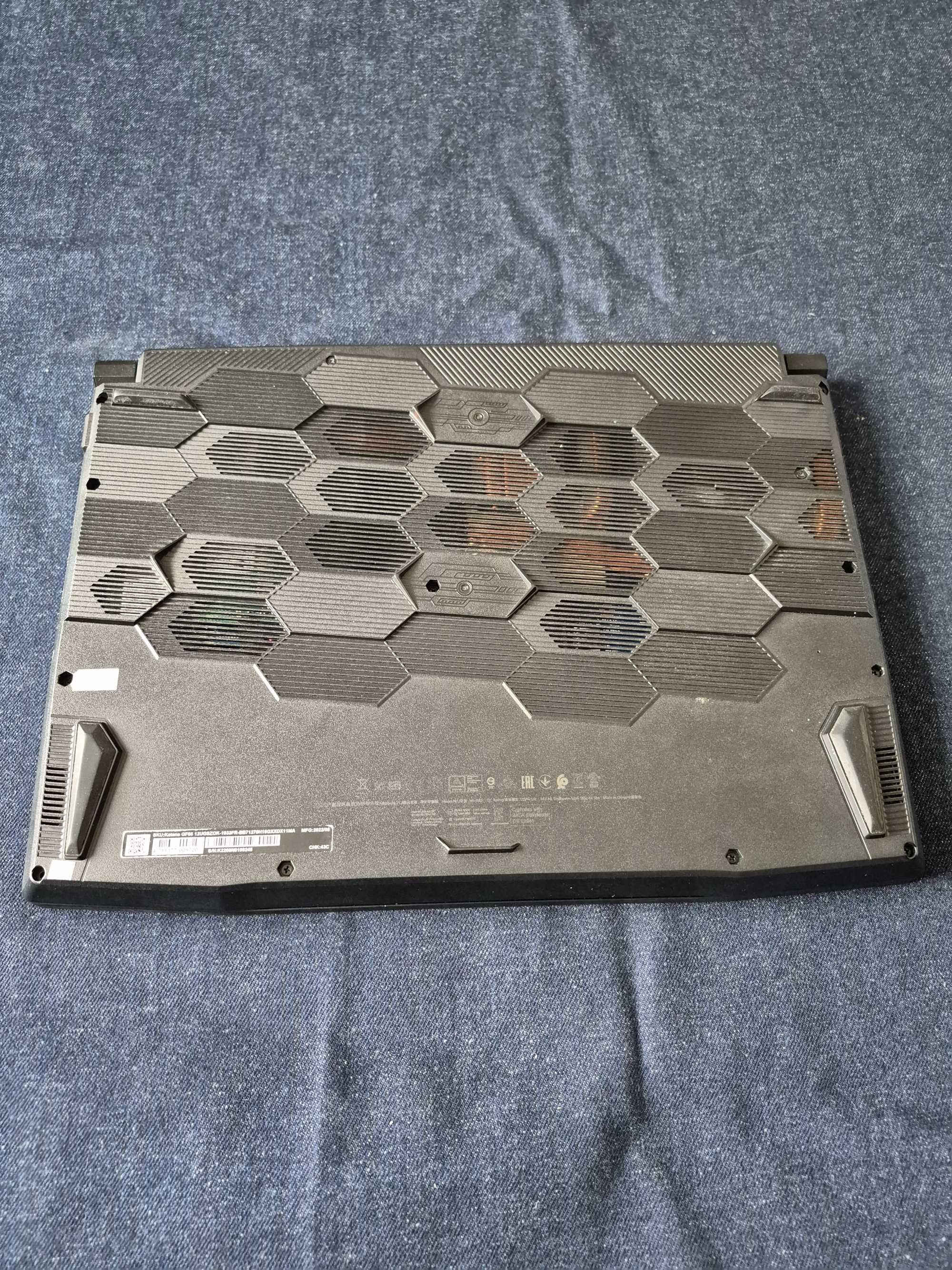 MSI Katana GF66, I7-12700H, RAM 16 ГБ DDR5, SSD 1 ТБ, RTX3070Ti 8 ГБ
