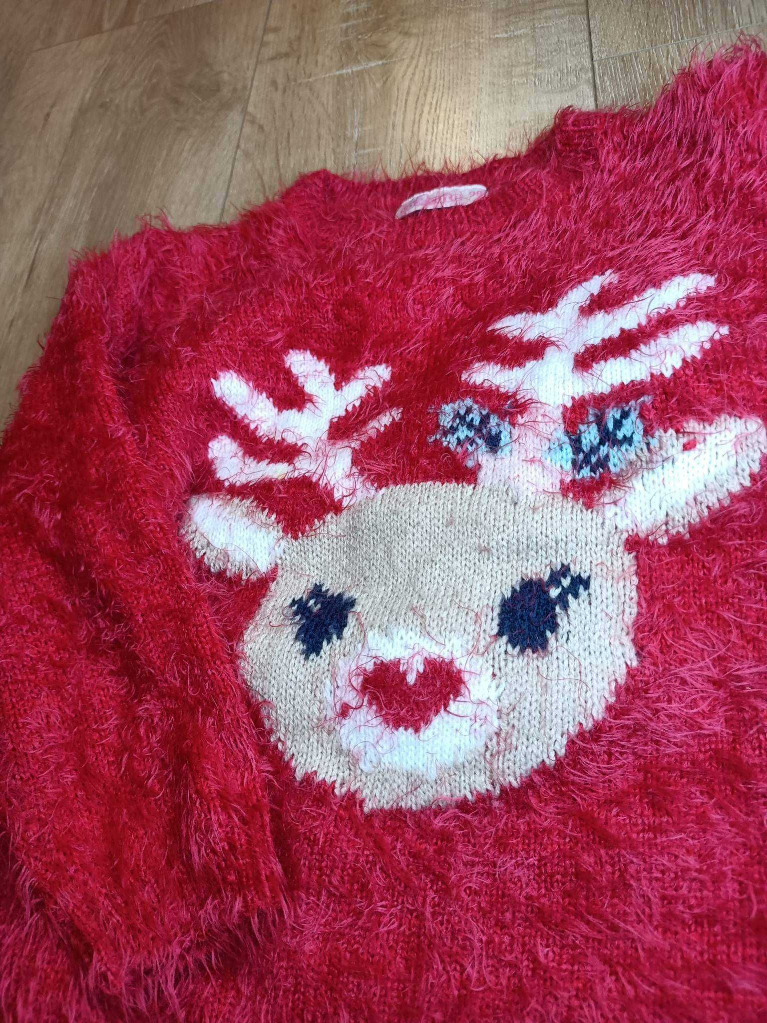 sweter dziewczęcy r. 98 -104