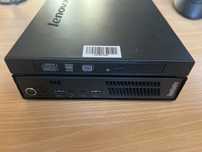 Serwer NAS lenovo m92p mini komputer, terminal + obudowa z cdrom ssd