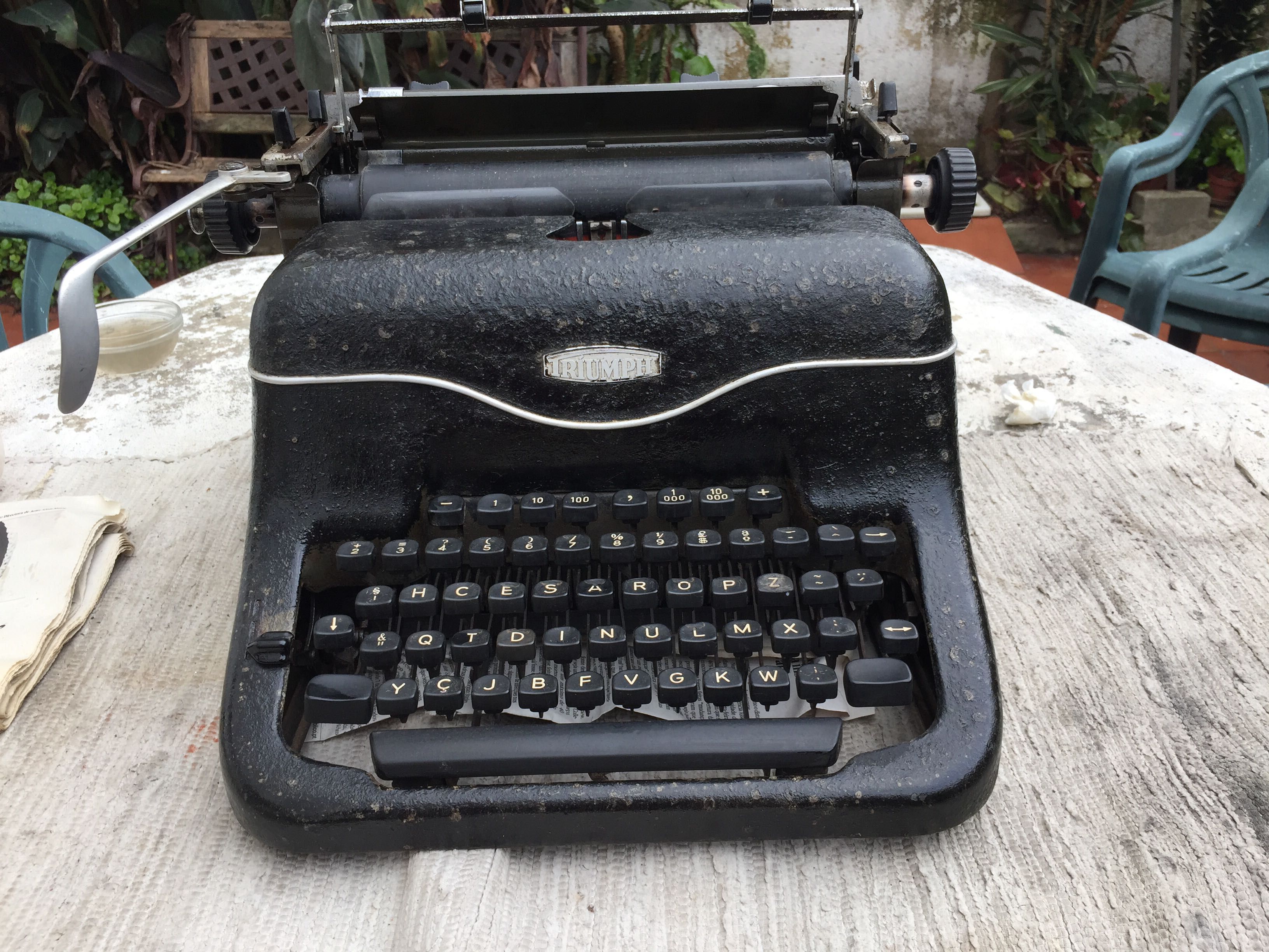 Máquina de escrever Triumph Matura