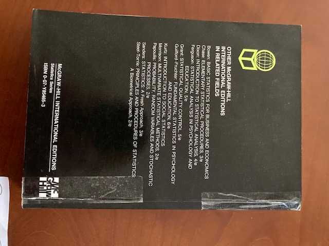 Introduction to the Theory of Statistics Mood, Graybill e Boes