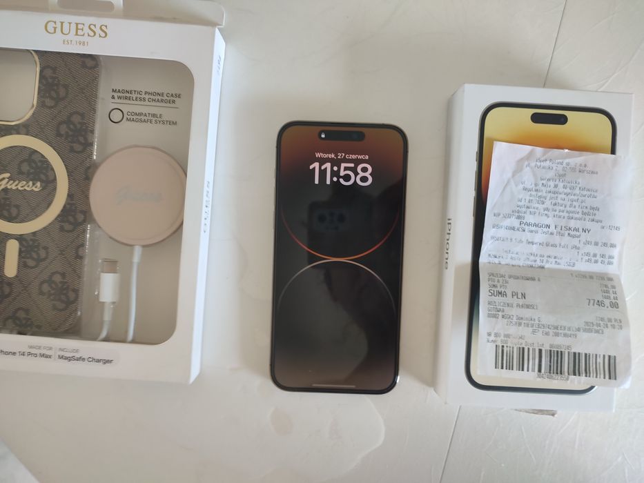 iPhone 14 pro max na gwarancji 256GB + akcesoria