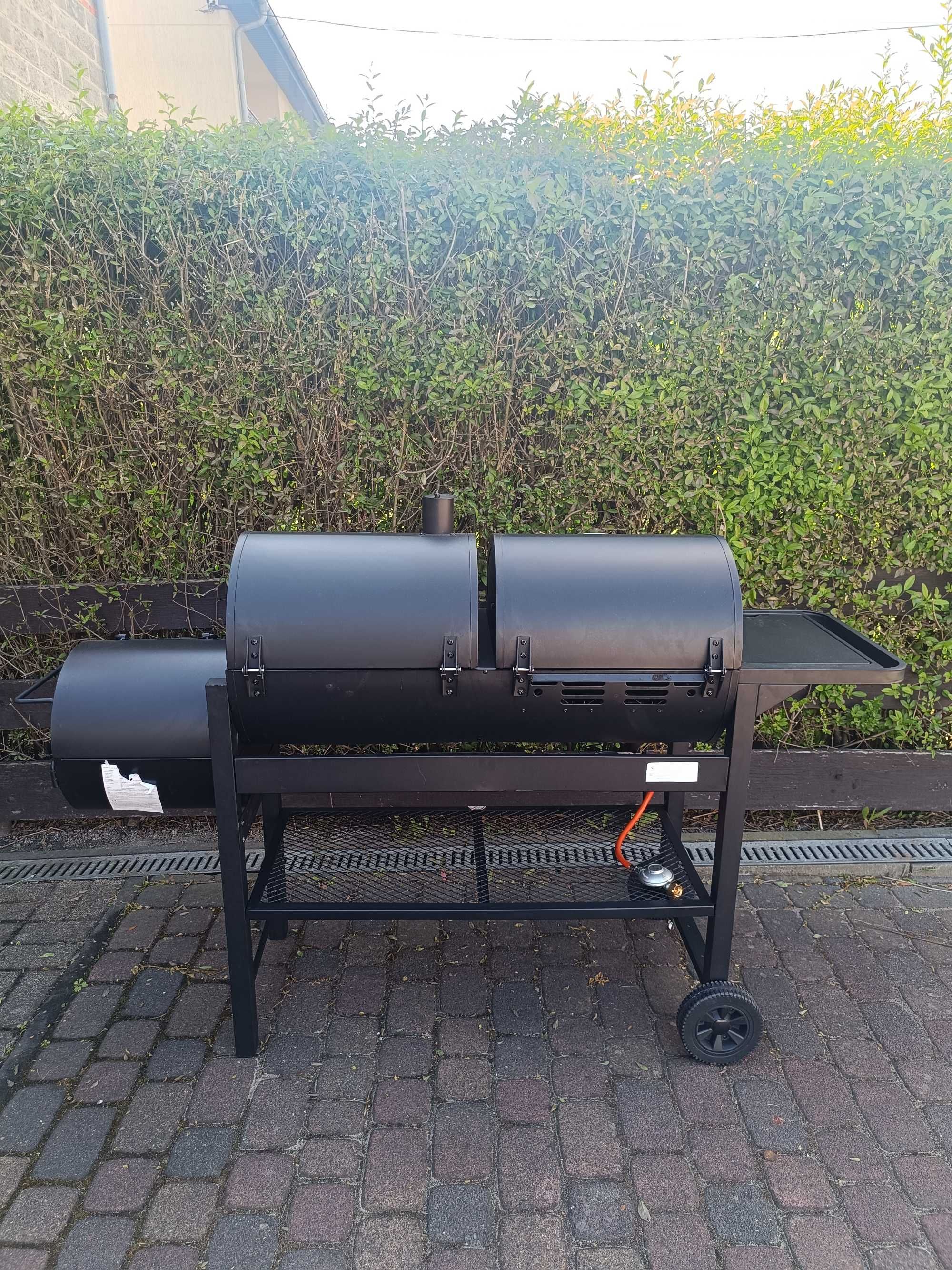 Grill Gazowy Węglowy 3w1 EL FUEGO SIERRA COMBIGRIL żeliwny ruszt+płyta