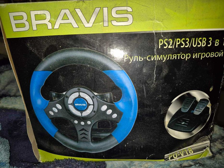 продам игровой руль новый