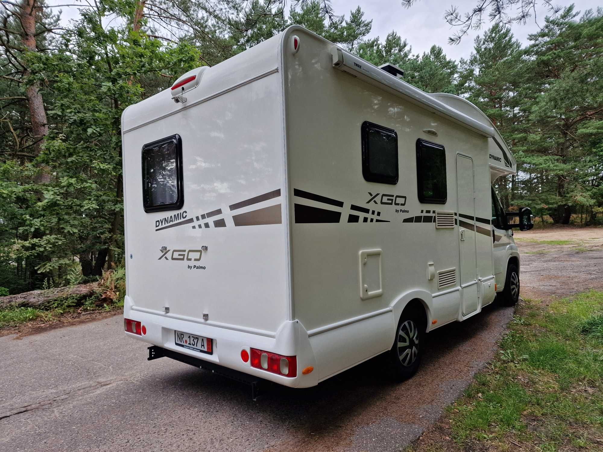 Kamper Fiat Ducato XGO22p, 22000km, 2,3 jtd 131KM, 2018r, z Niemiec