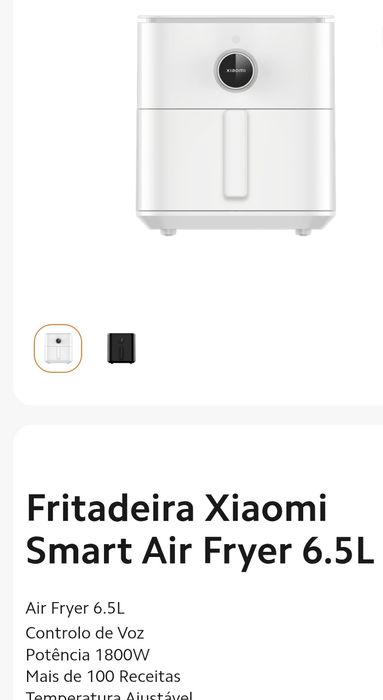 Air fryer nova, ainda na caixa