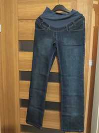 Spodnie ciążowe jeansowe, rozmiar 38