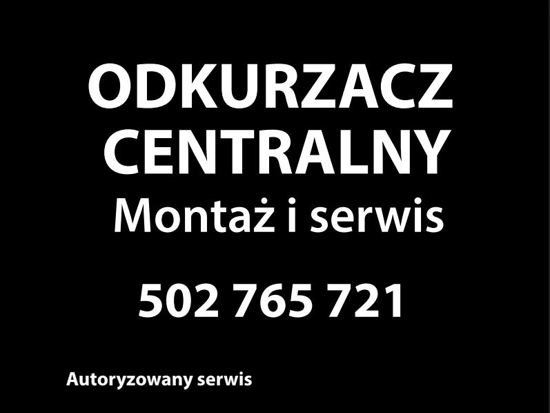 Centralny odkurzacz Borysowski Montaż Serwis