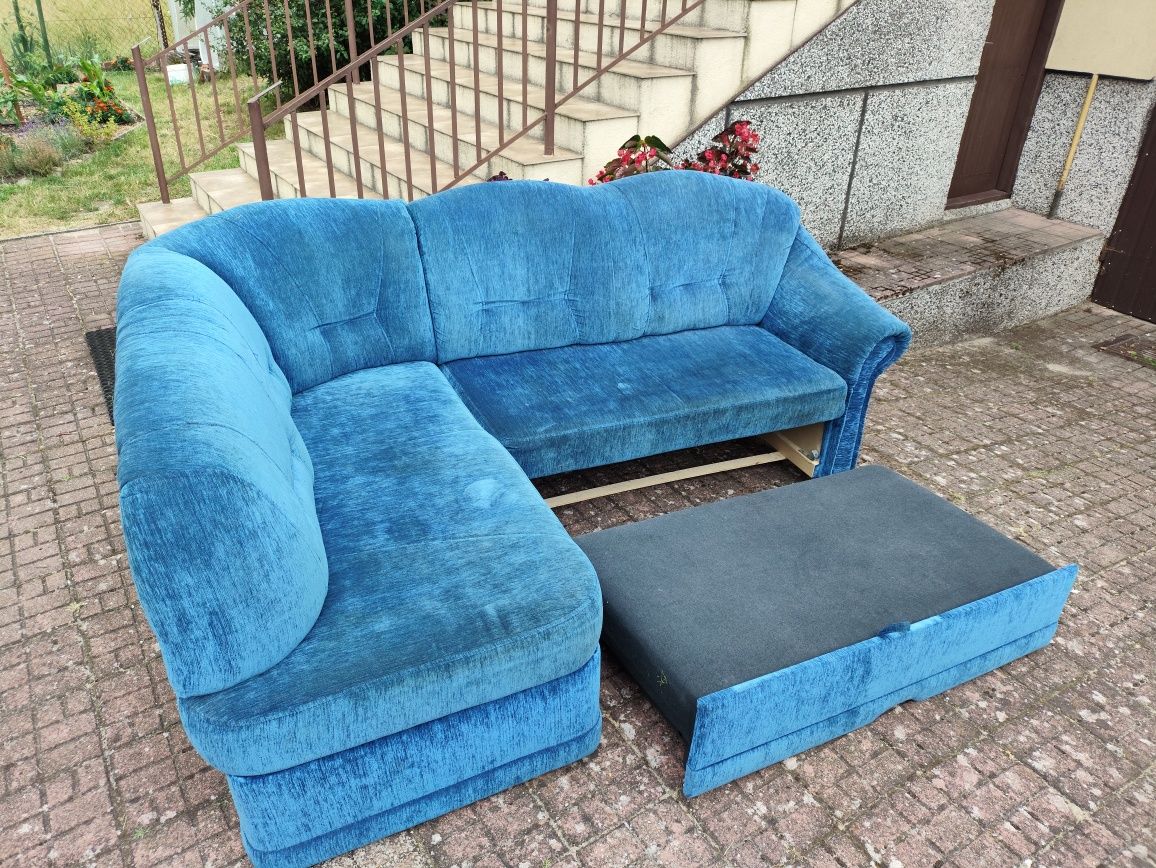 Narożnik z funkcją spania