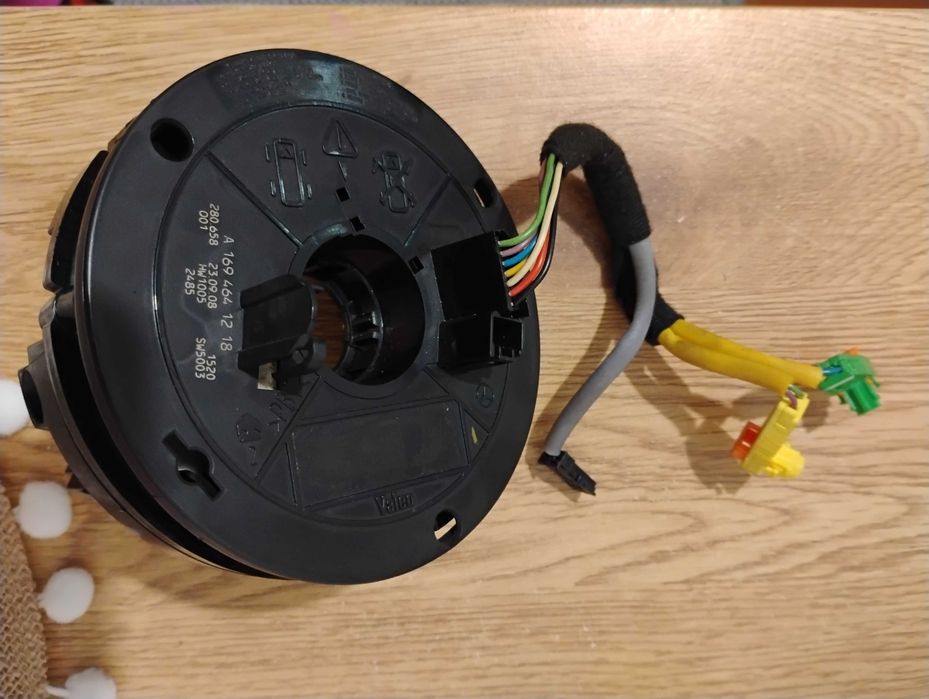 Fita de airbag com sensor ângulo de direção