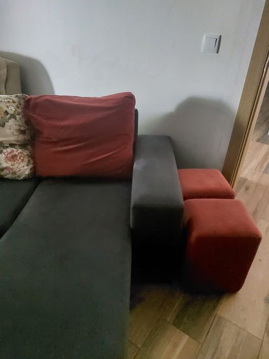 Vende-se sofá com chaise longa reversível