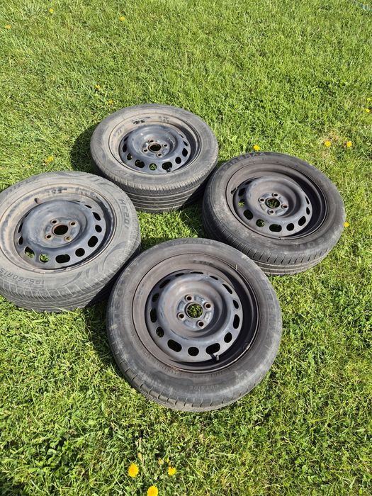 Pełne koła rozstaw 4x100 185/60 R15 Toyota Yaris, letnie + całoroczne