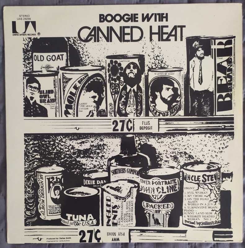 Canned Heat - Boogie With Canned Heat. LP. EX. France