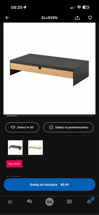 Podstawka pod monitor laptop ikea Elloven