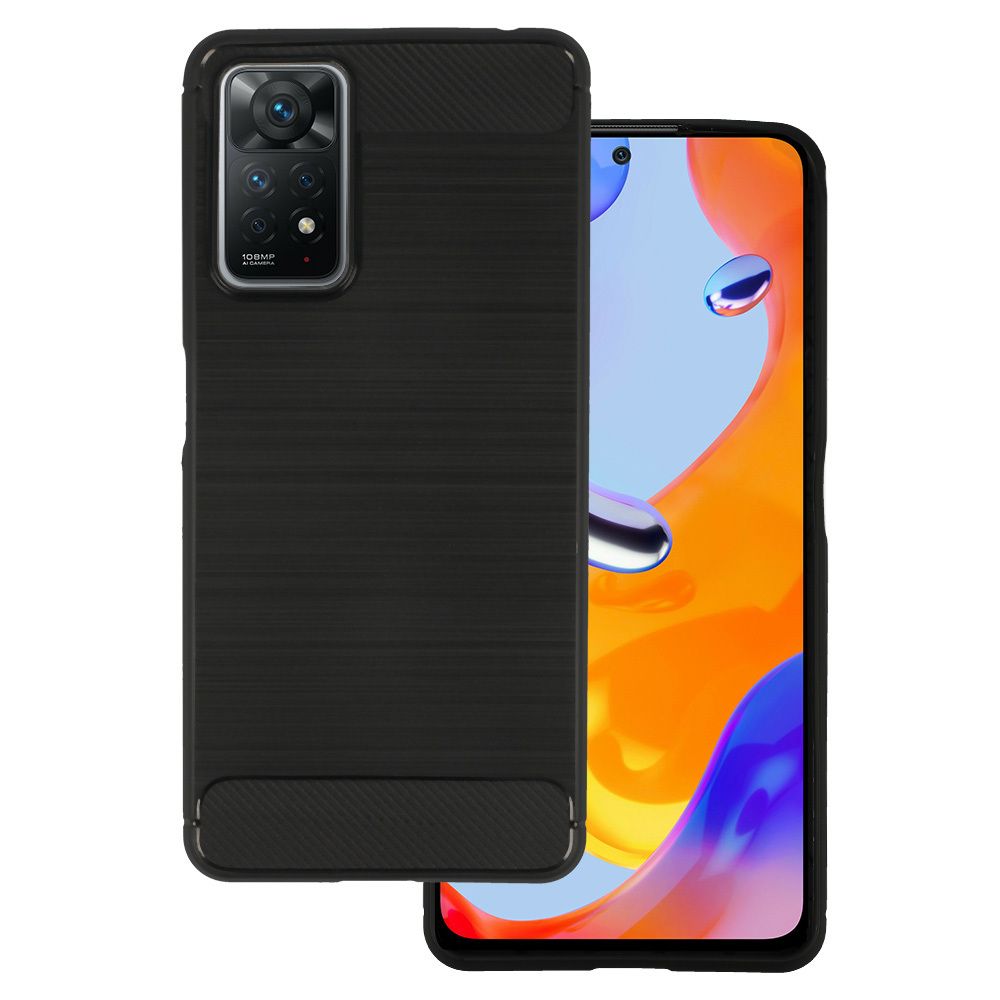 Back Case Carbon Do Xiaomi Redmi Note 11 Pro/Note 11 Pro 5G Czarny