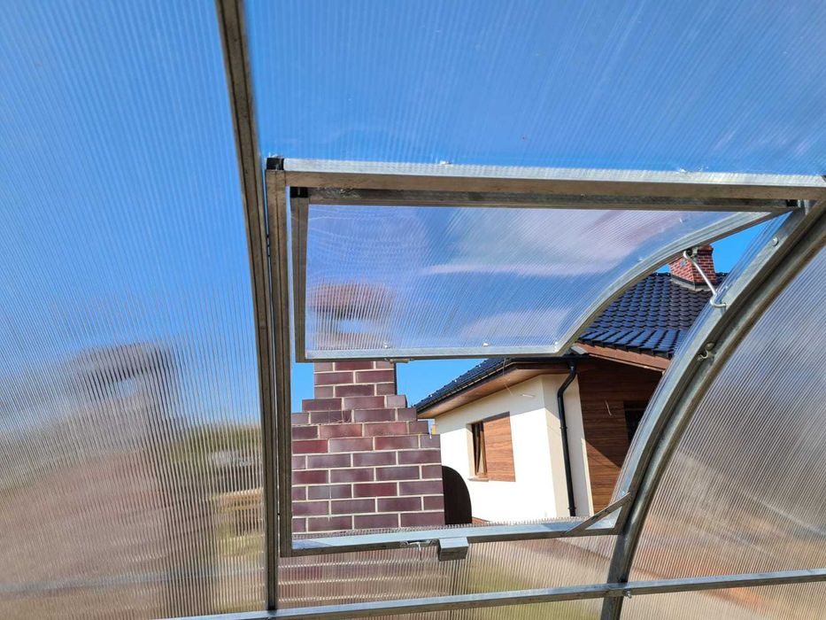Szklarnia Tunel 3x8m z poliwęglanu komorowego 6mm, profil 40x20mm